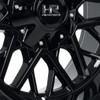Hardrock Offroad Wheels Bomber H714 Gloss Black 20x12 -51mm Offset 5x127 (5x5),5x139.7 (5x5.5) | Fits Jeep Wrangler 07-Present and Jeep Gladiator