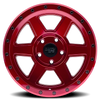 DirtyLife Wheels Compound Beadlock 9315 Crimson Candy Red 18x9 -12mm Offset 5x127 (5x5) | Fits Jeep Wrangler 07-Present and Jeep Gladiator