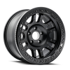 DirtyLife Wheels Canyon Beadlock 9314 Matte Black 17x9 -12mm Offset 5x127 (5x5) | Fits Jeep Wrangler 07-Present and Jeep Gladiator DirtyLife Wheels Canyon Beadlock 9314 Matte Black 17x9 -12mm Offset 5x127 (5x5) | Fits Jeep Wrangler 07-Present and Jeep Gladiator