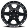 DirtyLife Wheels Compound 9315 Matte Black 20x10 -25mm Offset 5x127 (5x5) | Fits Jeep Wrangler 07-Present and Jeep Gladiator