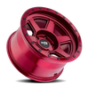 DirtyLife Wheels Compound 9315 Crimson Candy Red 20x10 -25mm Offset 5x127 (5x5) | Fits Jeep Wrangler 07-Present and Jeep Gladiator