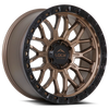 Lock Offroad Wheels Combat Matte Bronze with Matte Black Ring 17x9 -12mm Offset 5x127 (5x5)| Fits Jeep Wrangler 07-Up and Jeep Gladiator Lock Offroad Wheels Combat Matte Bronze with Matte Black Ring 17x9 -12mm Offset 5x127 (5x5)| Fits Jeep Wrangler 07-Up and Jeep Gladiator