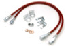 JKS Manufacturing Jeep Wrangler YJ HD Extended Brake Line - Front