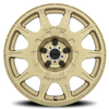 Method MR502 RALLY 17x8 +38mm Offset 5x4.5 67.1mm CB Gold Wheel