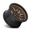 Fuel Offroad Wheels Ammo D702 Matte Bronze with Black Bead Ring 20x9 20mm Offset 6x139.7 (6x5.5)