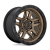 Fuel Offroad Wheels Ammo D702 Matte Bronze Black Bead Ring 17x9 -12mm Offset 5x127 (5x5)