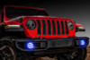 Oracle Jeep Wrangler JL/Gladiator JT LED Surface Mount Fog Light Halo Kit - ColorSHIFT