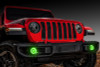 Oracle Jeep Wrangler JL/Gladiator JT LED Surface Mount Fog Light Halo Kit - ColorSHIFT