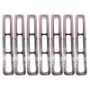 Rugged Ridge Grille Inserts Chrome 87-95 Jeep Wrangler YJ