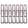 Rugged Ridge Grille Inserts Chrome 87-95 Jeep Wrangler YJ