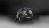Corsa 2007-2011 Jeep Wrangler 3.8L/12-14 Wrangler 3.6L Polished Sport Axle-Back Exhaust