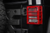 Rugged Ridge 07-18 Jeep Wrangler JK Red Elite Tail Light Guards