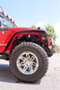 Rugged Ridge All Terrain Flat Fender Flare Kit 07-18 Jeep Wrangler