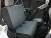 Rampage 2007-2018 Jeep Wrangler(JK) Unlimited Custom Fit Seat Cover - Black/Grey
