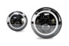 DV8 Offroad 07-18 Jeep Wrangler JK LED Projector Headlights w/ Angel Eyes