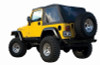 Rampage 1997-2006 Jeep Wrangler(TJ) Excludes LJ Unlimited Frameless Soft Top Kit - Black Diamond