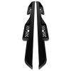 Westin 07-18 Jeep Wrangler JK Unlimited Outlaw Drop Nerf Step Bars - Textured Black