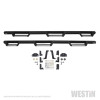 Westin/HDX 99-16 Ford F-250/350 Crew Cab (6.75ft Bed) Stainless Drop Nerf Step Bars - Textured Black