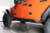 Fishbone Offroad | Jeep JK Rock Sliders 2 Door 07-18 Wrangler JK Unlimited Steel Black Textured Powdercoat | Fits Jeep Wrangler JK | fboFB23008