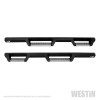 Westin 07-18 Jeep Wrangler JKU 4dr. HDX Stainless Drop Nerf Step Bars - Tex. Blk