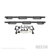 Westin 14-18 Chevrolet Silverado 1500 DC 6.5ft Bed HDX Drop W2W Nerf Step Bars - Tex. Blk