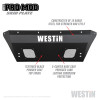 Westin 16-21 Toyota Tacoma Pro-Mod Skid Plate - Textured Black