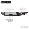 Westin 17-19 Ford F-250/350 Pro-Mod Front Bumper - Textured Black