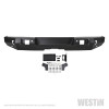 Westin 18-19 Jeep Wrangler JL WJ2 Rear Bumper w/ Sensors (Excl. Wrangler JK) - Textured Black