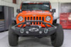 Fishbone Offroad 07-18 Jeep Wrangler JK Full Width Front Winch Bumper - Black Powdercoat