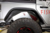 Fishbone Offroad 2018+ Jeep Wrangler JL Rear Pair Aluminum Raw Inner Fenders