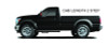 N-Fab Nerf Step 99-16 Ford F-250/350 Super Duty SuperCab - Gloss Black - Cab Length - 3in