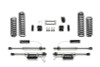 Fabtech 07-18 Jeep JK 4WD 4-Door 3in Sport System w/DL 2.25 Resi Shocks