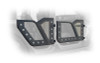 DV8 Offroad Jeep 18+ Wrangler JL / 20+ Gladiator JT Front Rock Doors w/ Perforated Aluminum Mesh