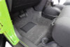 BedRug 07-10 Jeep JK 2Dr Front 3pc Floor Kit (Incl Heat Shields)