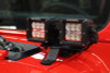 Go Rhino 18-20 Jeep Wrangler JL/JLU/Gladiator JT Light Mount - Two 3in Cubes