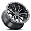 Vision 405 - 16x8 - 8x165.1 BP - 0mm Offset - Black Wheel