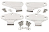 Kentrol 4-Pieces Body Door Hinge Set - Polished Silver |30580