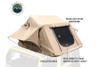 Overland Vehicle Systems TMBK 3+ Person Roof Top Tent - Tan Base, Green Rain Fly |18119933