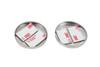 Kentrol Liftgate Button Cover Set - Polished Silver |30022-Fits Jeep Wrangler JK