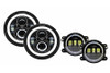 Quake LED 7in Headlights & LED Fog Lights |QTE968-Fits Jeep Wrangler JK / Jeep Wrangler LJ / Jeep Wrangler TJ / Jeep CJ
