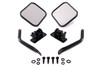 Rugged Ridge Quick Release Mirrors Black |11025.12-Fits Jeep Wrangler JK / Jeep Wrangler TJ