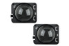 RECON Round Front Fender LED Lights - Smoked Lens |264135WHBK-Fits Jeep Wrangler JK