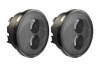 JW Speaker 239 J2 Series, 3.5in Round LED Turn Signal Light Kit, Smoke |0346503-Fits Jeep Wrangler JK