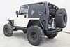 LOD Destroyer Rear Bumper with Tire Carrier, Black Texture |JBC9641-Fits Jeep Wrangler TJ / Jeep Wrangler LJ / Jeep Wrangler YJ