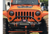 Motobilt Crusher Series Front Bumper w/ Stinger - Bare Steel |MB1011-S-Fits Jeep Wrangler JK