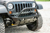 LOD Destroyer Shorty Front Bumper w/ Bull Bar Black Powder Coated |JFB0703-Fits Jeep Wrangler JK