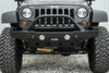 LOD Destroyer Mid-Width Front Bumper w/ Bull Bar Black Powder Coated |JFB0713-Fits Jeep Wrangler JK
