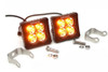 ZROADZ 3-inch LED Light Pod Set, G2 Series, Amber, Flood Beam, 2 Piece |Z30BC12W-D3A-2