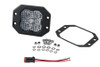 Diode Dynamics SS3 White Sport Flush Mount LED Pod, Flood - Red |DD6917S