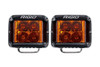 Rigid Industries D-SS LED Spot Lights w/ Amber PRO Lens - Pair |262214